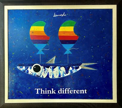 Think Different - a Paint Artowrk by #gabrieleleonardiartist